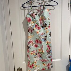 Floral Halter Dress
